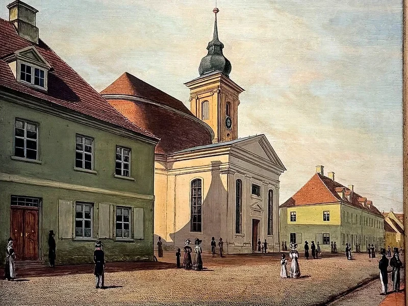 1766-Carlo Ignazio Pozzi - Dessau, la Chiesa di San Giorgio in Hospital Street